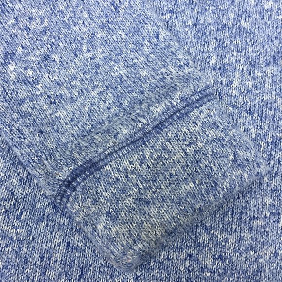 Old Navy blue mock neck zip sweater - size 6B - Picture 4 of 6